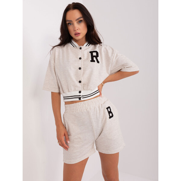 BASIC Svetlobéžová krátka súprava EM-KMPL-824.06X-light beige 46210244