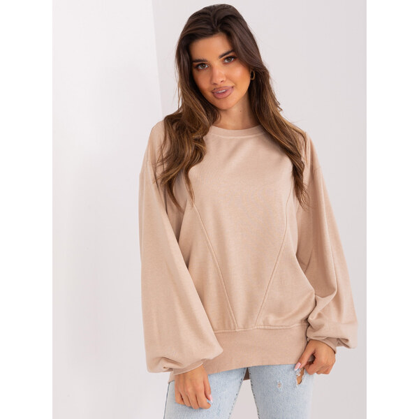 BASIC Béžová široká mikina EM-BL-716.14-beige 46699154