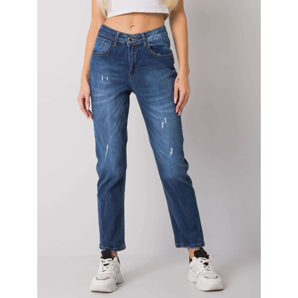 BASIC Modré dámske džínsy MT-SP-1210-1.62P-blue 28162235