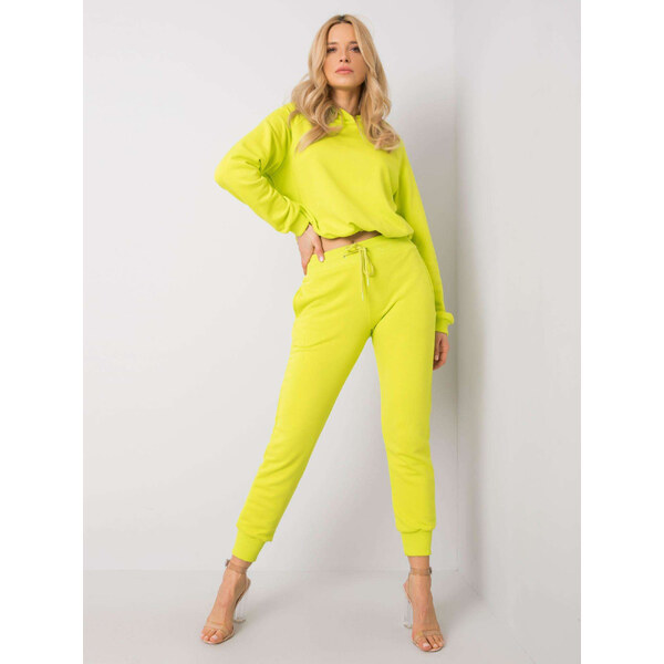 Limetková basic súprava mikiny a nohavíc RV-KMPL-5757.59-lime 22937511