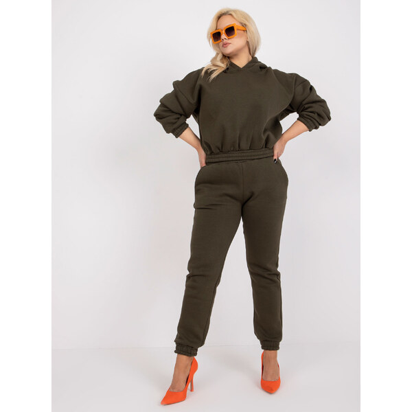 BASIC Khaki tepláková súprava -EM-KMPL-PW-20-447.48-khaki 32381350