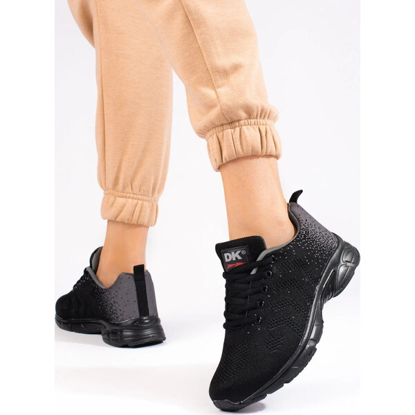 BASIC Dámske čierne športové topánky DK SA605122B/G 41300234
