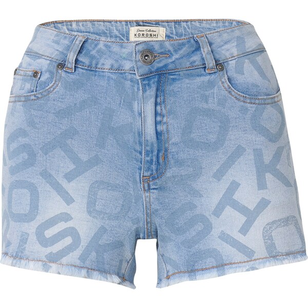 KOROSHI Džínsy svetlomodrá 63153653