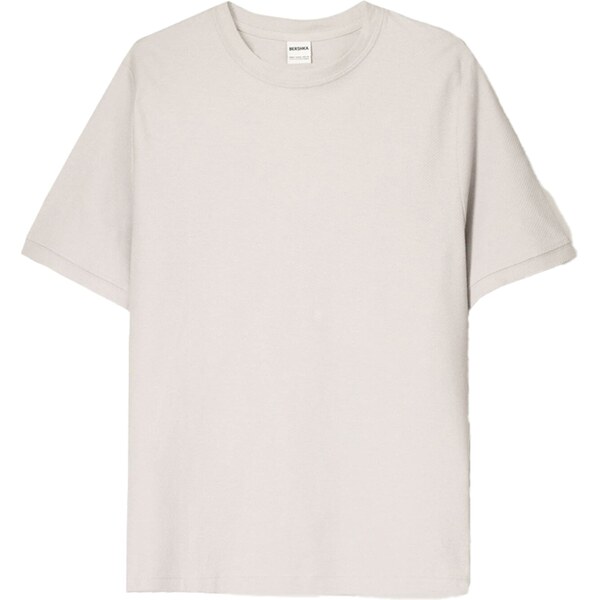 Bershka Tričko kamenná 63157696