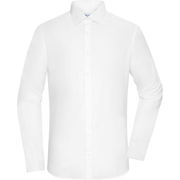 Pánska košeľa zo zmiešaného popelínu s dlhým rukávom Slim fit Daiber 62909341