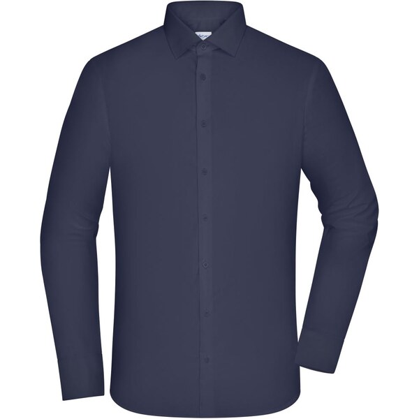 Pánska košeľa zo zmiešaného popelínu s dlhým rukávom Slim fit Daiber 62909343