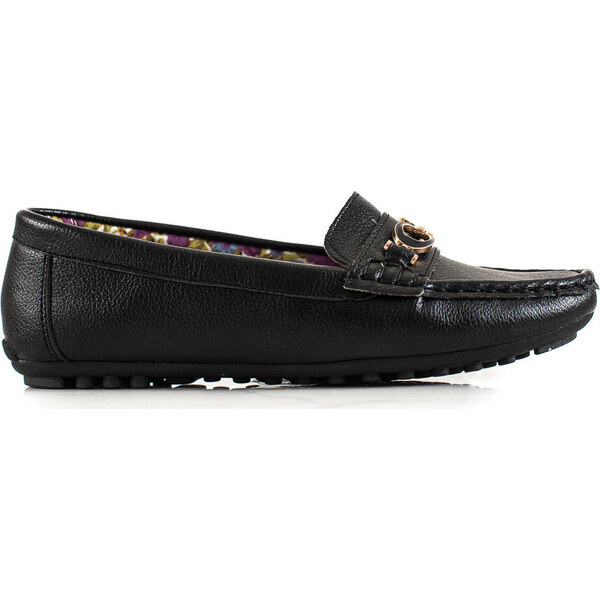 BASIC ČIERNE MOKASÍNY VINCEZA 22-17218B 31979153