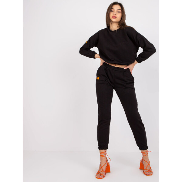 BASIC Čierny komplet Liliana s lemovaním na gumy LK-KMPL-508714.19P 32265061