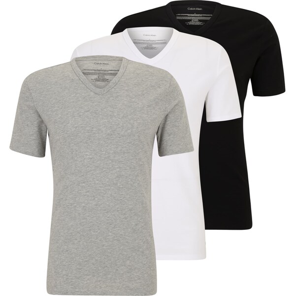 Calvin Klein Underwear Tielko sivá melírovaná / čierna / biela 62890544