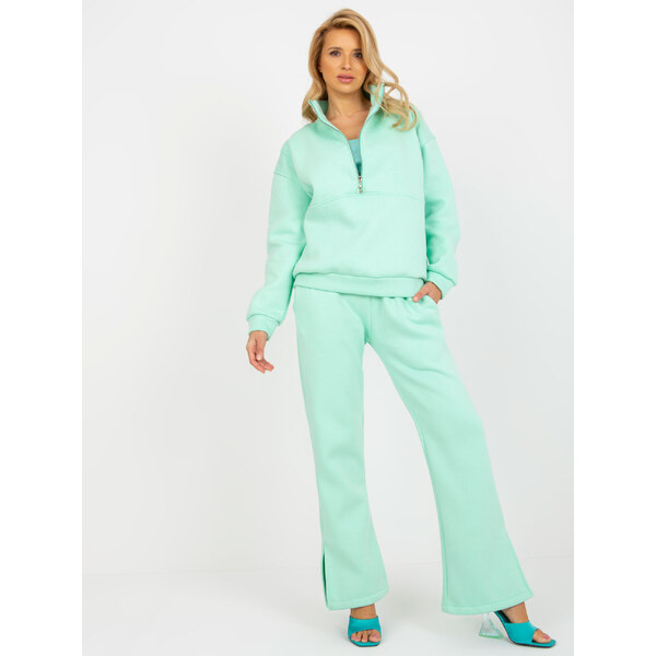 BASIC Mintový dámsky komplet s mikinou EM-KMPL-772.71-mint 39242678