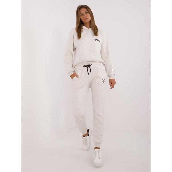 BASIC Béžová melírovaná tepláková súprava EM-KMPL-661B.14X-beige 57158858