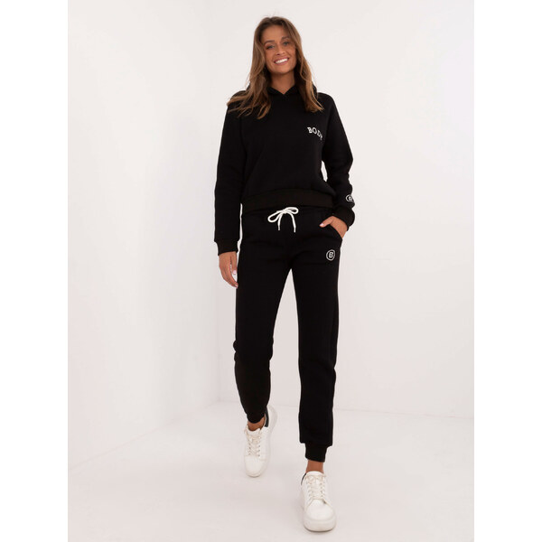 BASIC Čierna zateplená tepláková súprava s kapucňou EM-KMPL-661B.14X 59689610