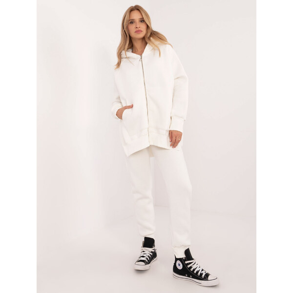 BASIC Smotanová dámska hrejivá tepláková súprava s kapucňou EM-KMPL 60766740