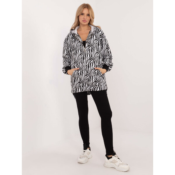 BASIC Čierno-biely trojdielny set s mikinou s potlačou EM-KMPL-966.03P 61532511