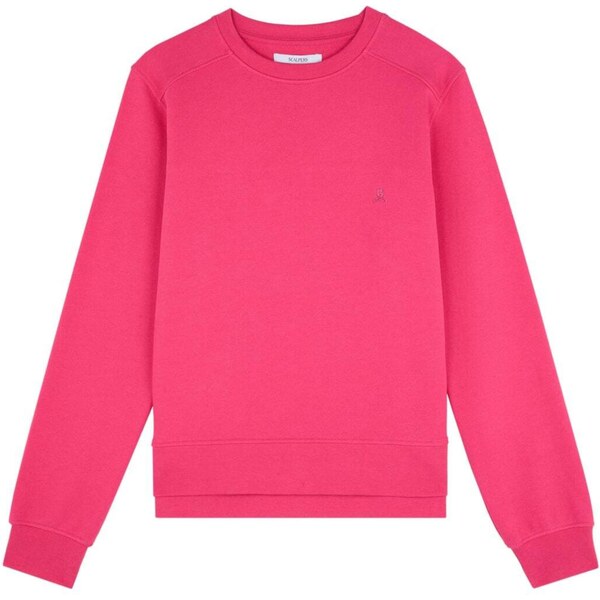 Scalpers Mikina Fade tmavoružová 63219901