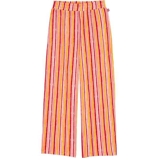 WE Fashion Nohavice tmavooranžová / ružová / brusnicová / biela 63166192
