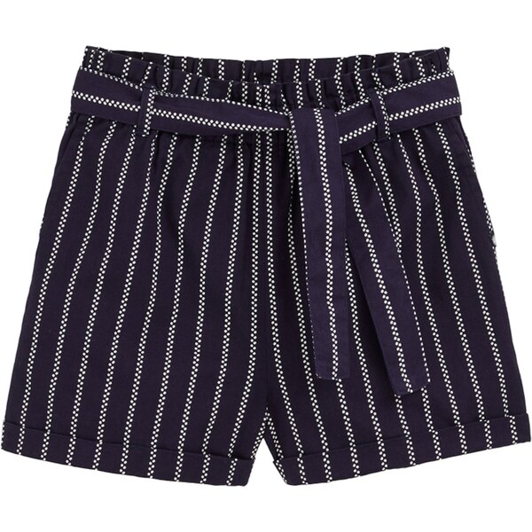 WE Fashion Nohavice námornícka modrá / biela 63166206