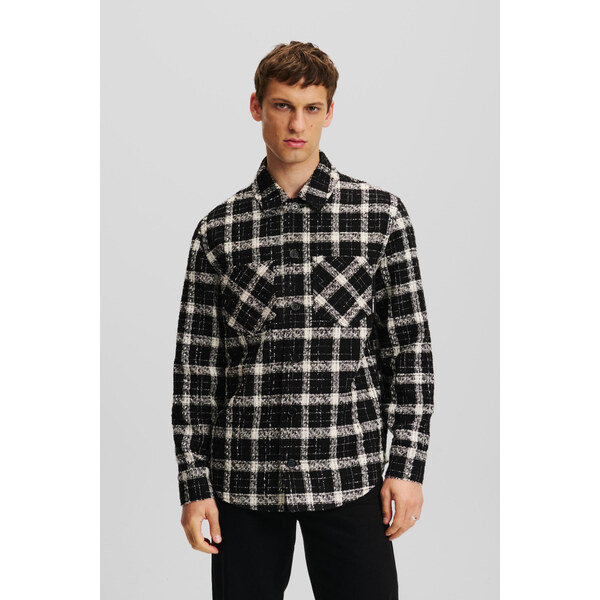 KOŠEĽA KARL LAGERFELD SEASONAL BOUCLE OVERSHIRT 62891382