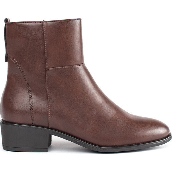 BASIC Kožené hnedé topánky nad členok Sergio Leone BT595BR 56624387