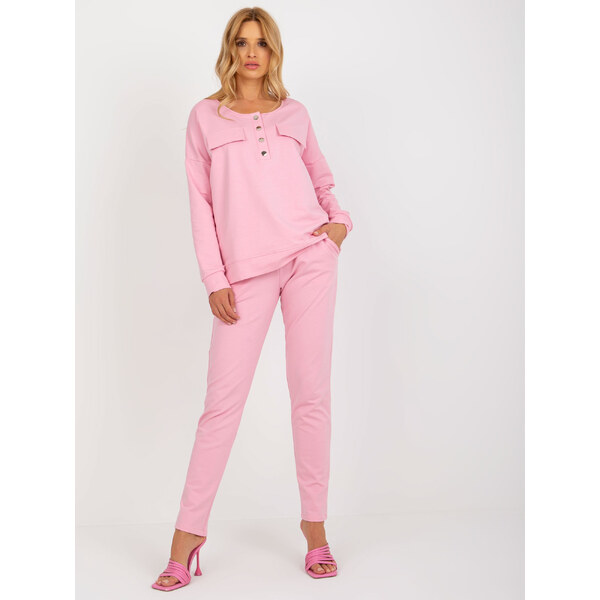 BASIC Ružová súprava bez kapucne -LK-KMPL-509315.06-pink 43586918