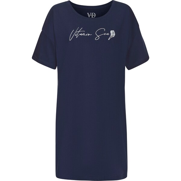 VIVANCE Tričká na spanie tmavomodrá / prírodná biela 62899945