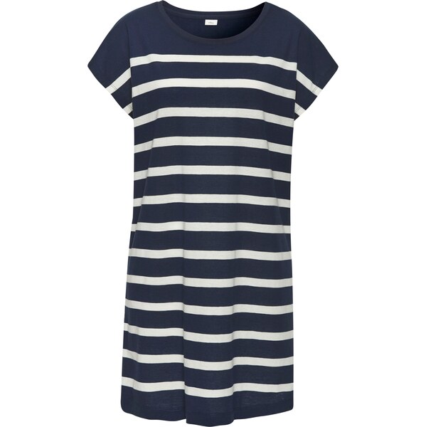 s.Oliver Nočná košieľka tmavomodrá / šedobiela 62899732