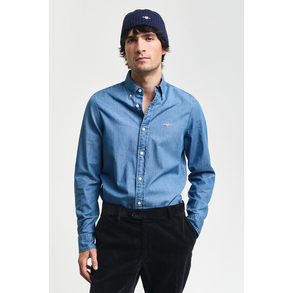 KOŠEĽA GANT SLIM INDIGO BD SEMI LIGHT BLUE 62904066