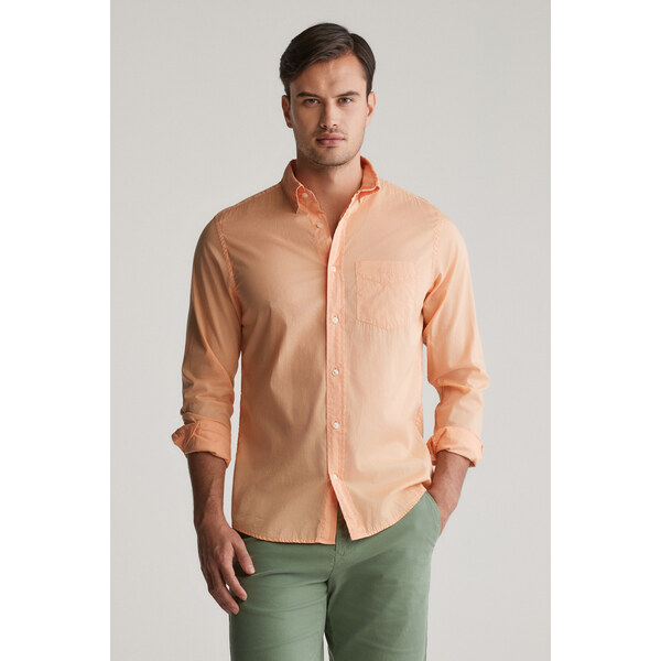 KOŠEĽA GANT REG SUNFADED VOILE SHIRT PEACHY ORANGE 62904069