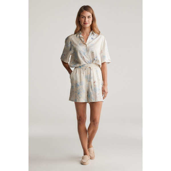 ŠORTKY GANT REL FLORAL PRINT SHORTS PUTTY 62904072