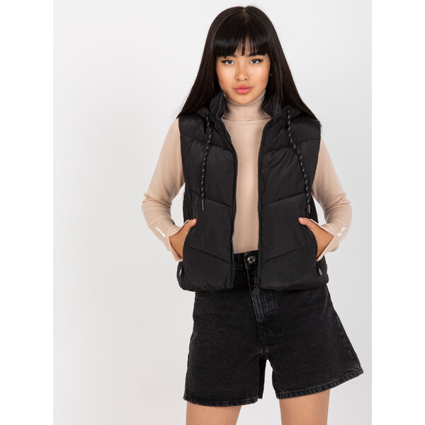 BASIC Čierna prešívaná vesta NM-KZ-H-927/01.84-black 34421712