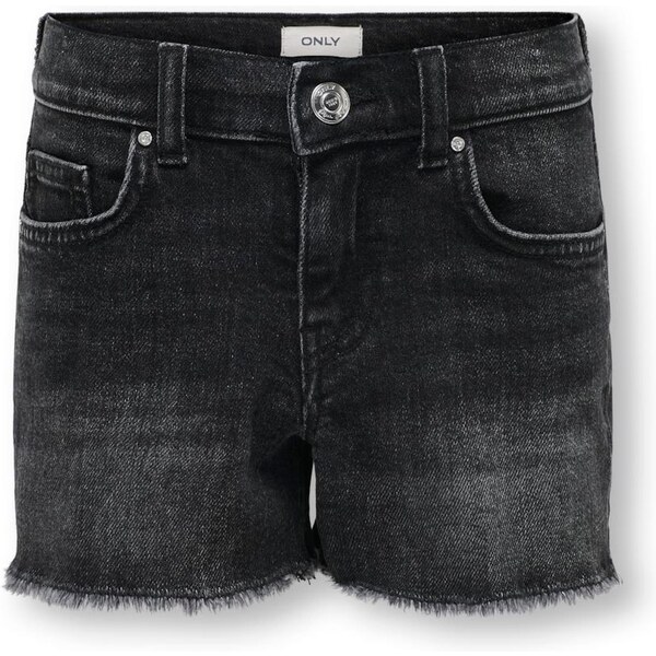 ONLY GIRLS Džínsy KOGRobyn čierna melírovaná 62772374