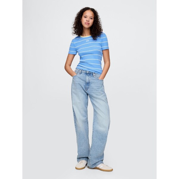 GAP Dámske Crop tričko s logom 637782-03 66266056