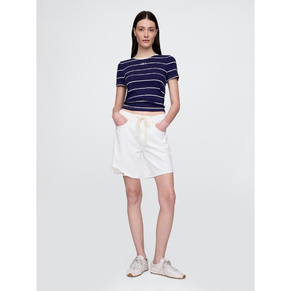 GAP Dámske Crop tričko s logom 637782-04 66266057