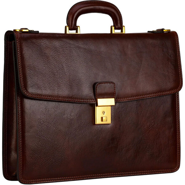 Glara Kožená business taška talianska 62909329