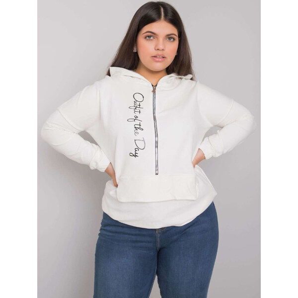 RELEVANCE Smotanová mikina Keighley s kapucňou a zipsom -RV-BL-7179.27 57948903