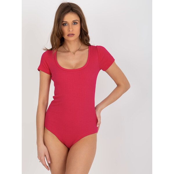 RELEVANCE Fuchsiové body s krátkym rukávom RV-BO-8646.08-fuchsia 57951585