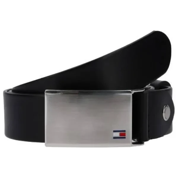 Tommy Hilfiger skórzany opasok th plaque 31056801