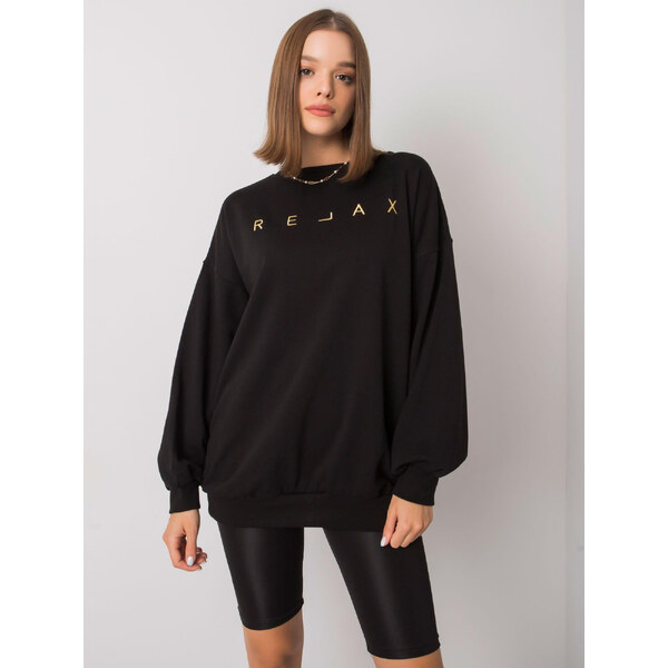 BASIC Čierna dámska mikina EM-BL-536 / 2.04-black 25914679