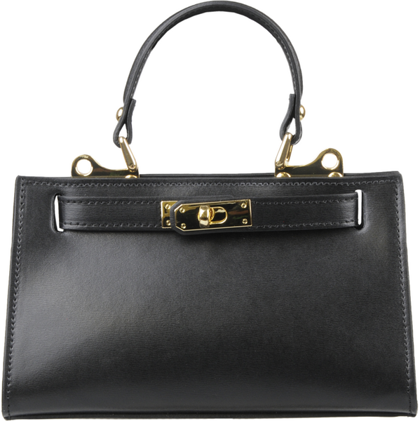 Čierna kožená talianska kabelka Anita Nera NovaKabelka.sk 62929406