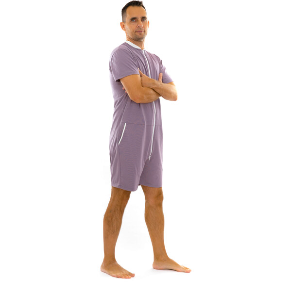 Dendy Pánsky overal pyžamový krátky Lilac Veľkosť: XXL 63228731