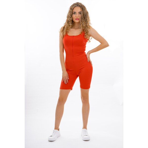 Dendy Legínový overal so zipsom Red Veľkosť: M 63228861