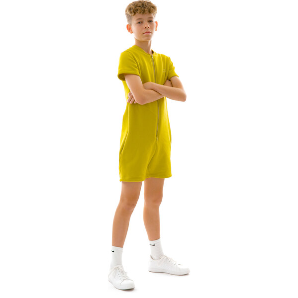 Dendy Chlapčenský overal teplákový krátký Lime Veľkosť: 128 63228813