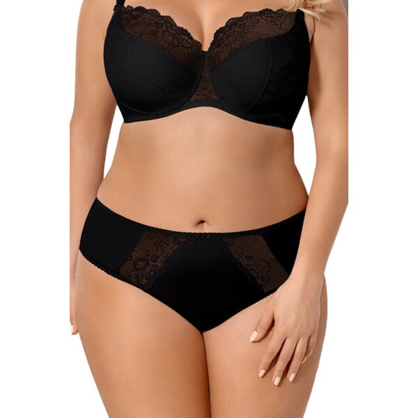 GORSENIA Dámske nohavičky 358 czarne 62933246