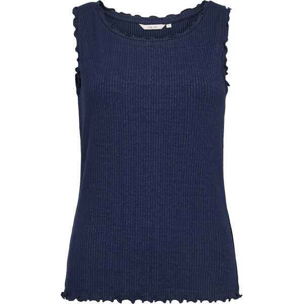 Cream Top Ribba námornícka modrá 63156337
