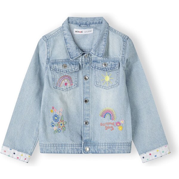 MINOTI Prechodná bunda svetlomodrá / zmiešané farby 62937469