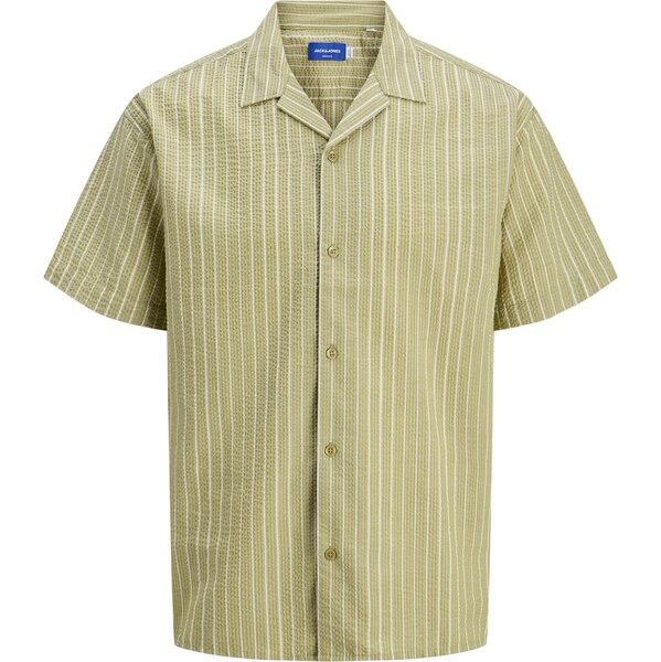 Jack & Jones Junior Košeľa JORLuke olivová / biela 62937578