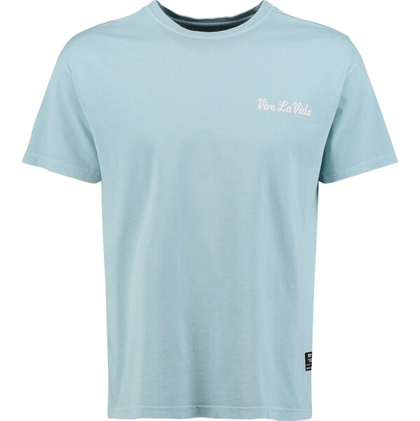 Key Largo Tričko VIVE LA VIDA modrá / biela 62937657