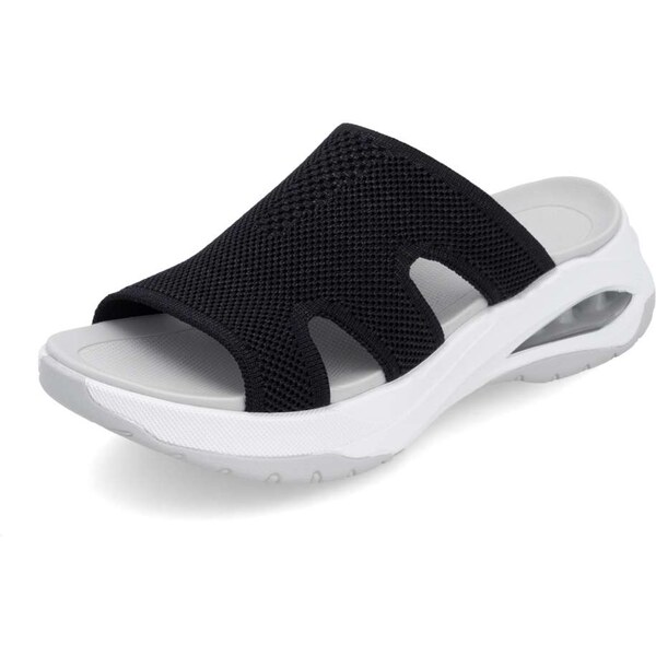 Dámske šľapky RIEKER W3150-00 čierna S5 62942427