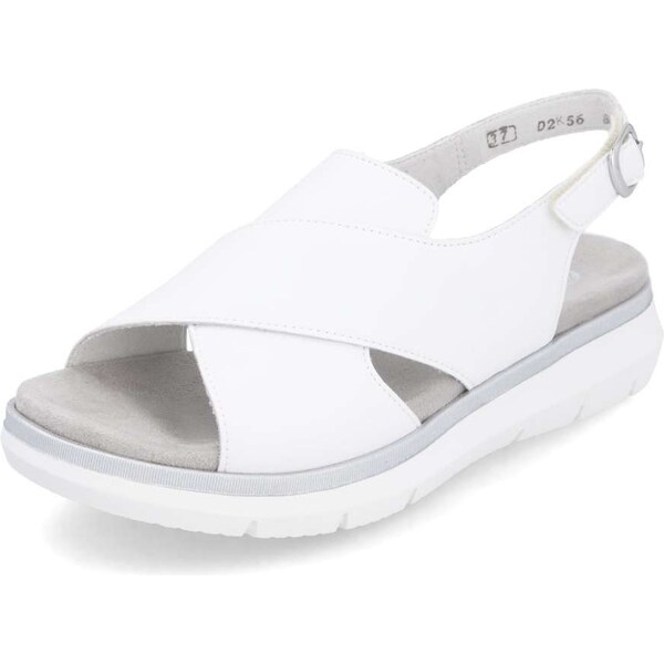 RIEKER Dámske sandále REMONTE D2K56-80 biela S5 62942430