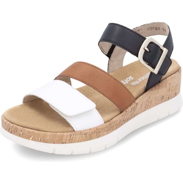 RIEKER Dámske sandále REMONTE D2P50-03 čierna S5 62942433